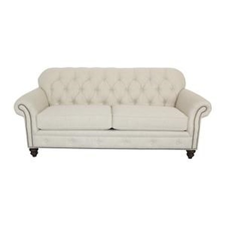 Button-Tufted Sofa