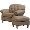 Kirkwood Solomon chair & ottoman