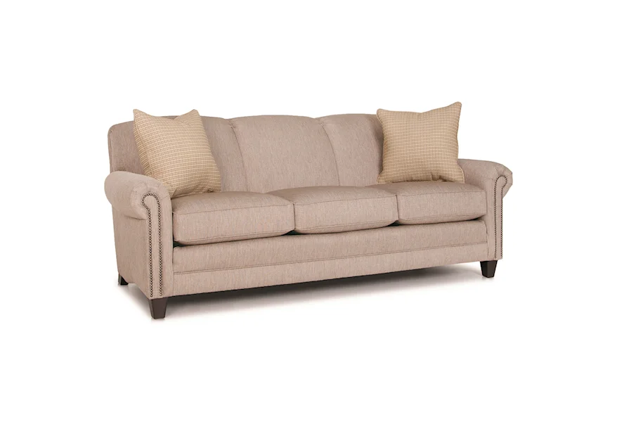 397 Stationary Sofa by Smith Brothers at Gill Brothers Furniture & Mattress