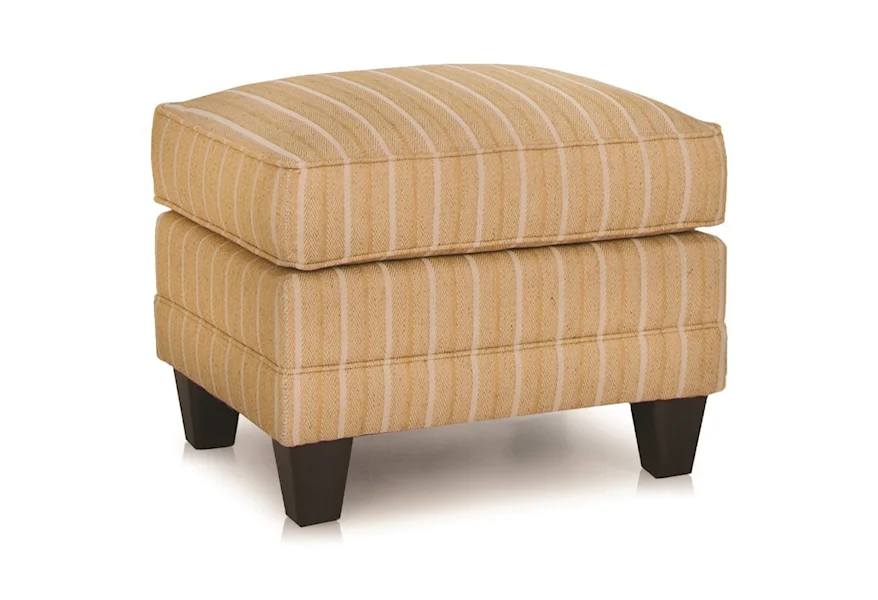 397 Upholstered Ottoman by Smith Brothers at Gill Brothers Furniture