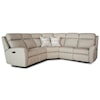 Smith Brothers 418 Motorized Reclining Sectional Sofa