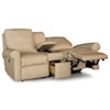 Smith Brothers 421 Reclining Console Loveseat