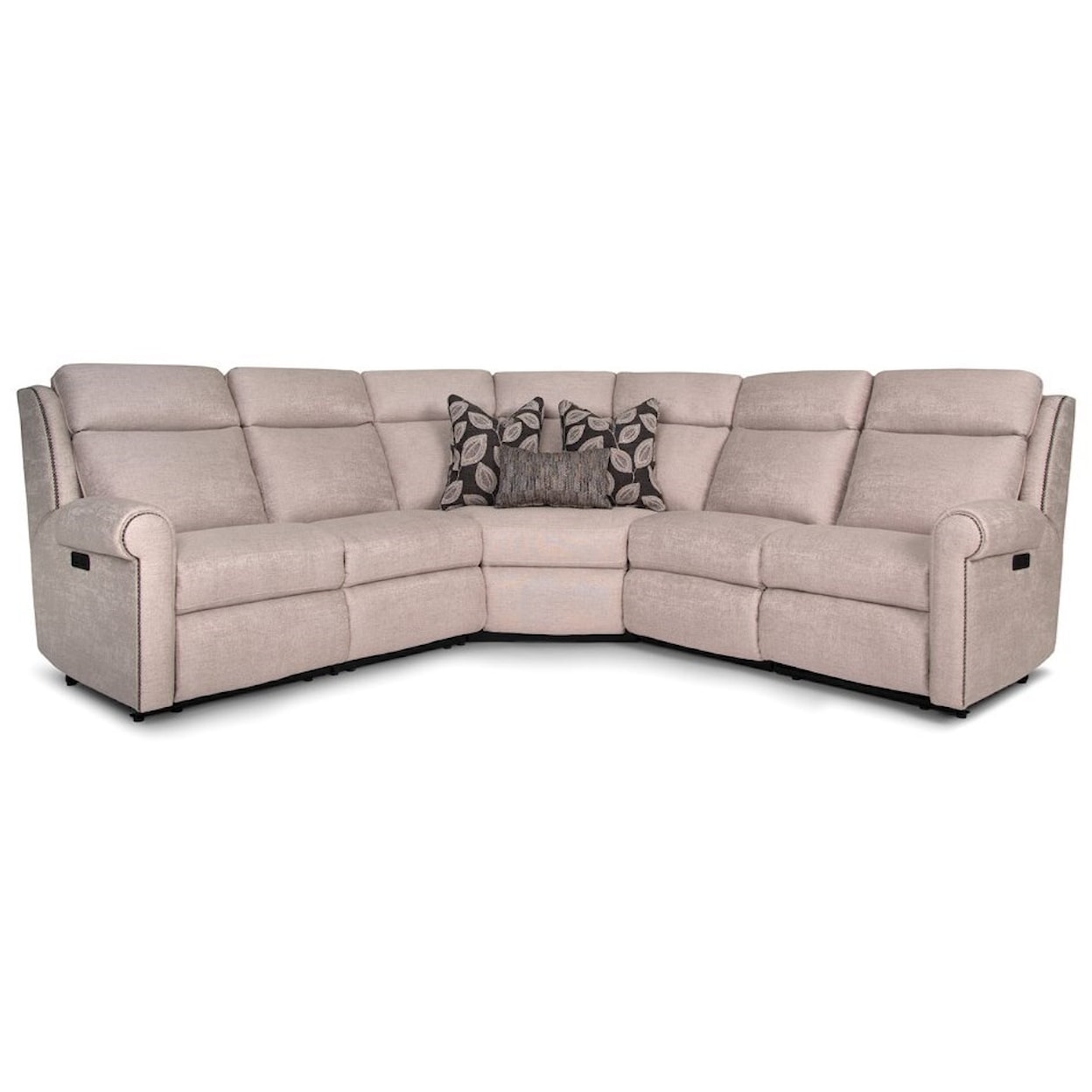 Smith Brothers 422 Power Reclining Sectional