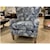 Smith Brothers 502 Style Group Wing Back Chair with Tufting and Wood Tapered Legs