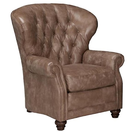 Pressback Recliner with Tufted Seat Back