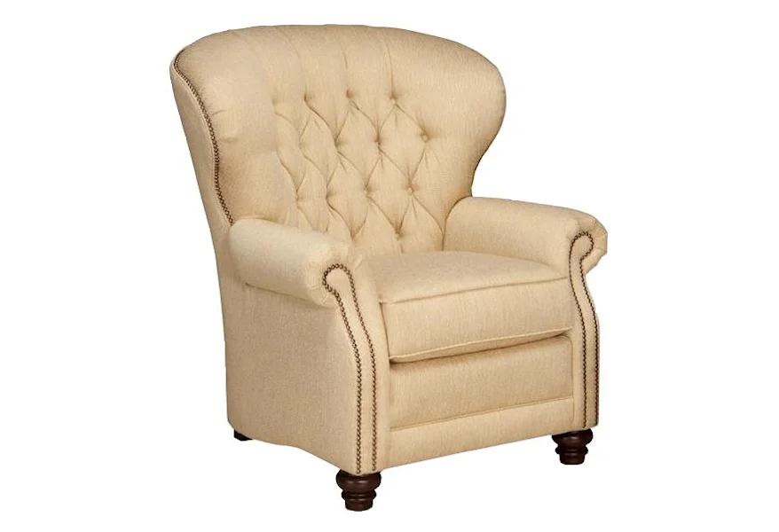 522 Pressback Recliner by Smith Brothers at Mueller Furniture
