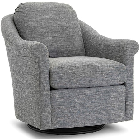 Upholstered Swivel Glider Chair