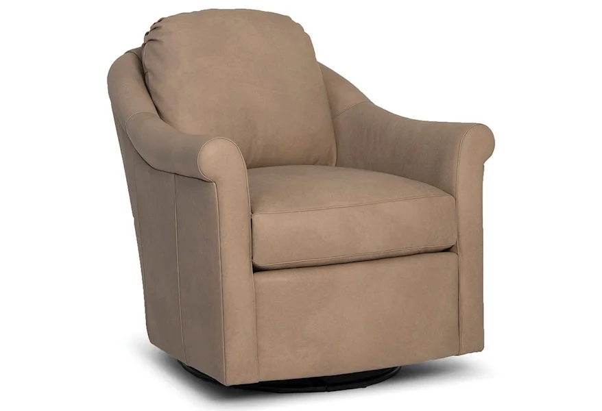 534 Upholstered Swivel Chair by Smith Brothers at Weinberger's Furniture
