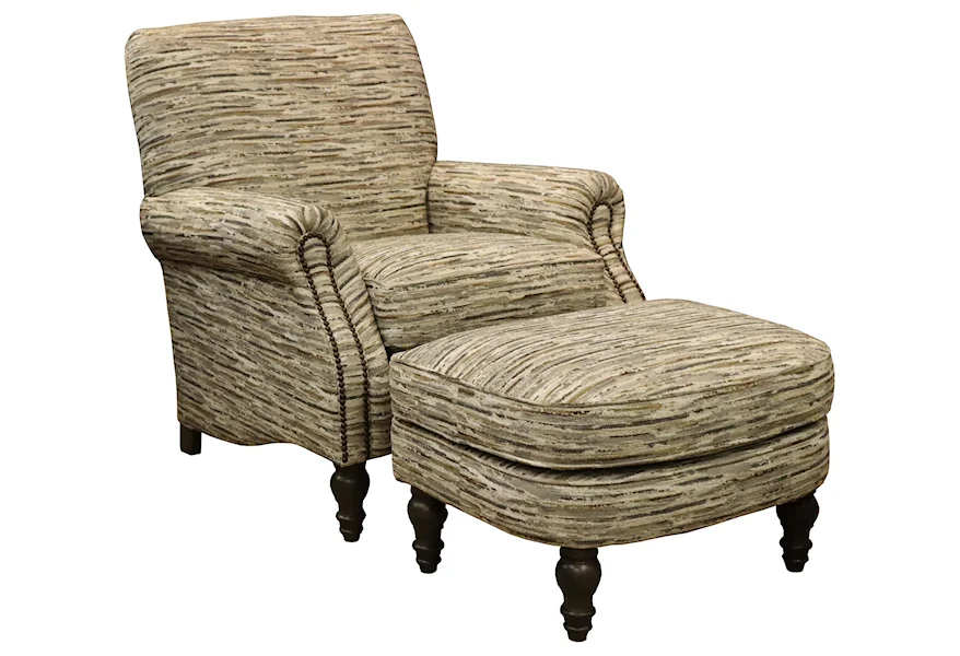 568 Chair and Ottoman by Smith Brothers at Godby Home Furnishings