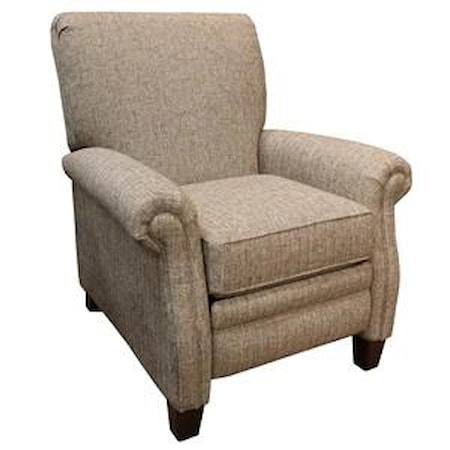 High Leg Pressback Recliner