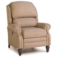 Pressback Reclining Chair with Rolled Arms