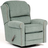Casual Fabric Manual Reclining Chair