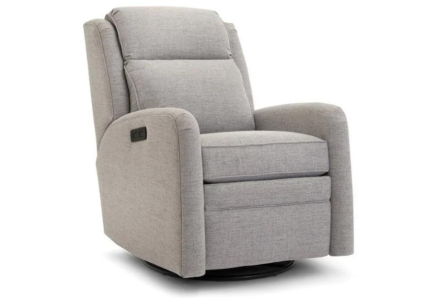 734 Power Swivel Recliner by Smith Brothers at Fine Home Furnishings