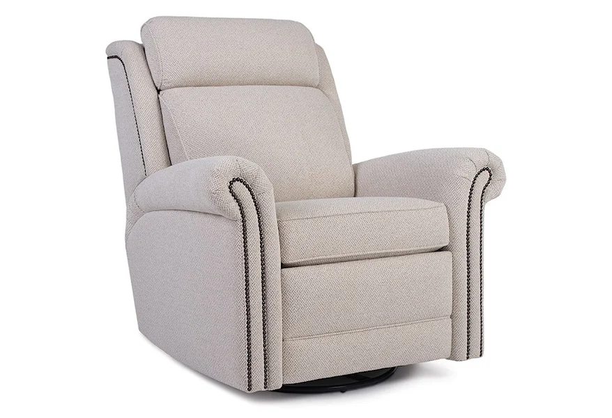 737 Power Swivel Glider Recliner by Smith Brothers at Godby Home Furnishings