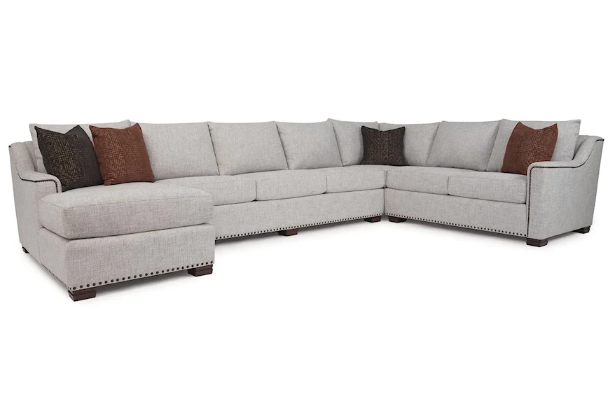920 3 Piece Sectional Sofa by Smith Brothers at Johnny Janosik