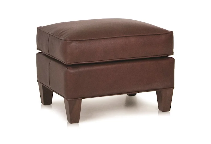 933 Upholstered Ottoman by Smith Brothers at Gill Brothers Furniture & Mattress