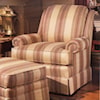 Smith Brothers 971 Upholstered Swivel Glider Chair
