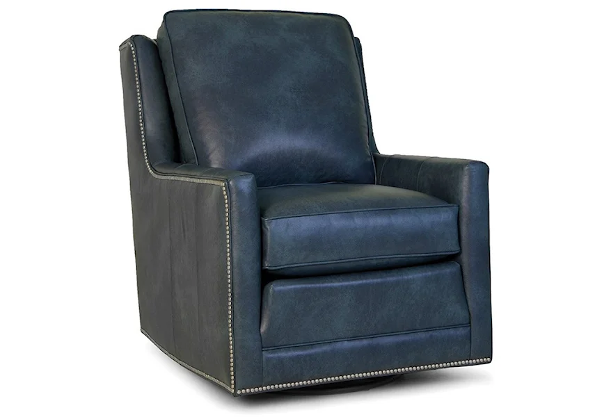 Accent Chairs and Ottomans SB Swivel Chair by Smith Brothers at Mueller Furniture