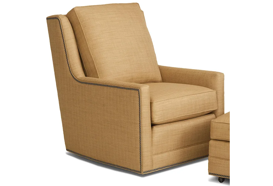 Accent Chairs and Ottomans SB Swivel Chair by Smith Brothers at Mueller Furniture