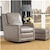 Smith Brothers Accent Chairs and Ottomans SB Transitional Swivel Chair and Ottoman Set