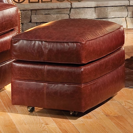 Ottoman with Casters