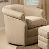Smith Brothers Accent Chairs and Ottomans SB Barrel Swivel Chair