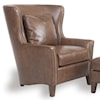 Smith Brothers Accent Chairs and Ottomans SB Upholstered Wingback Chair