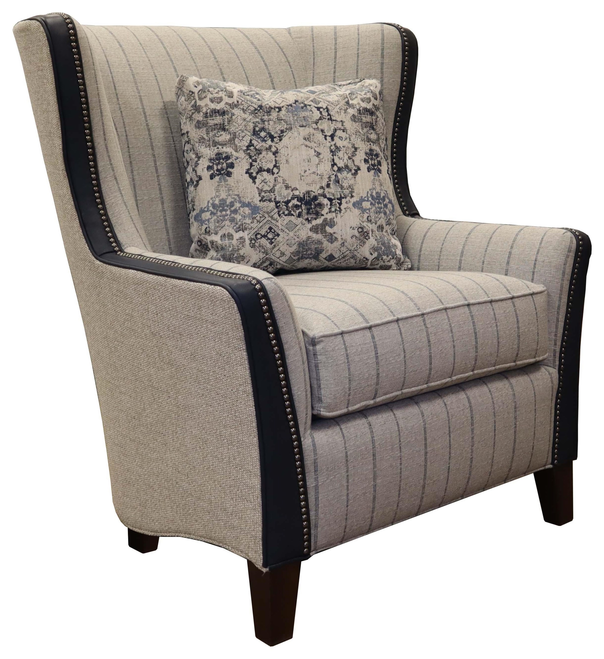 Upholstered Wingback Chair