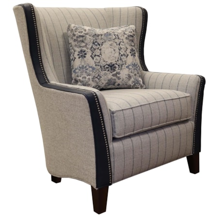 Upholstered Wingback Chair