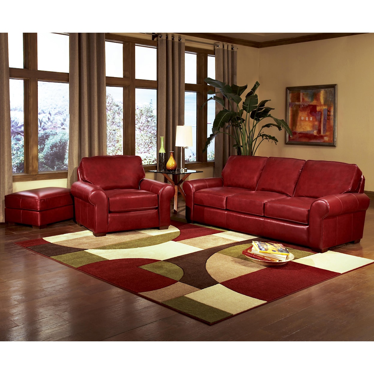 Kirkwood Jasper Chair and Ottoman