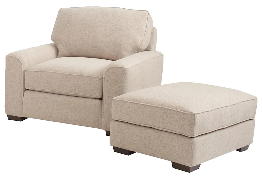 Build Your Own (8000 Series) Chair and Ottoman by Smith Brothers at Gill Brothers Furniture