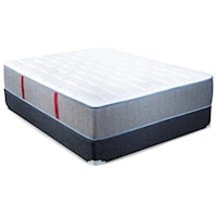 Twin Extra Long Firm Pocketed Coil Mattress and Extra Sturdy Foundation