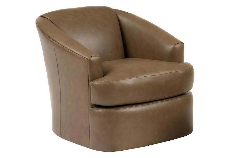 Smith Brothers Contemporary Swivel Chair by Smith Brothers at Saugerties Furniture Mart