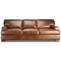 94" Italian Top Grain Leather Sofa