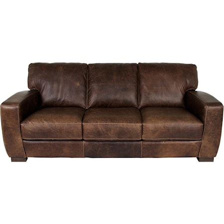 FULL ITALIAN LEATHER SOFA