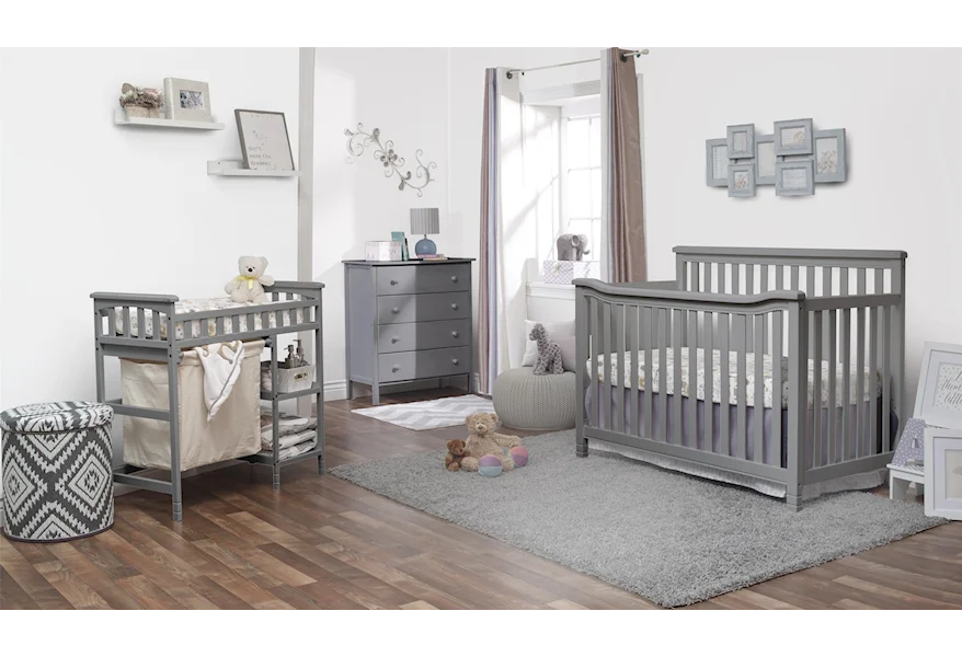 Palisades Gray 3pc Baby's Room in a Box by Sorelle Furniture at Value City Furniture