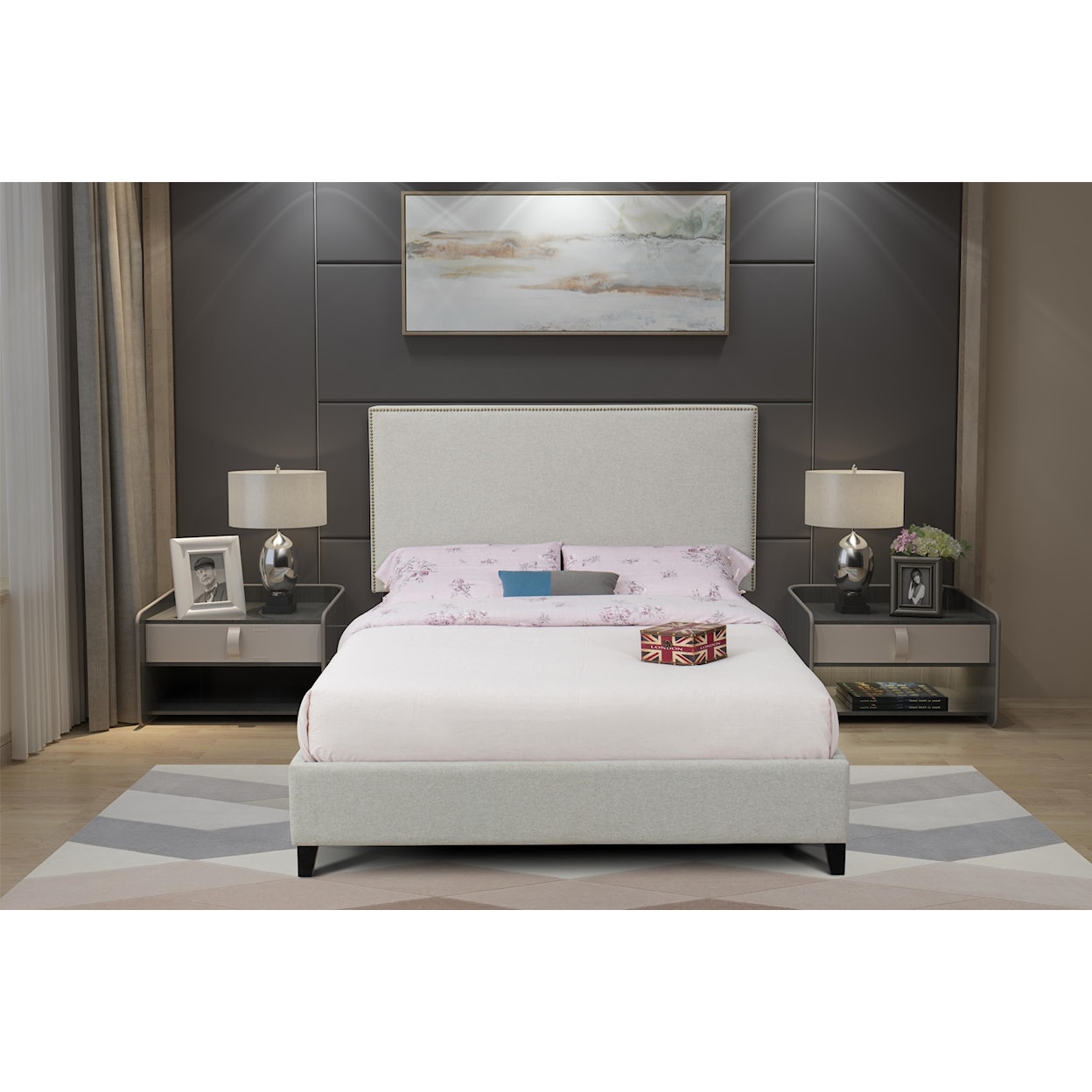 South Bay International Madison California King Bed Frame 