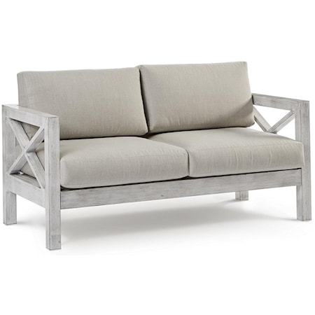 Loveseat with Luxterior Cushions