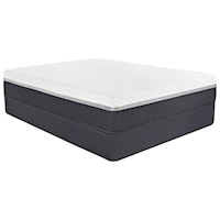 Full 12" Hybrid Mattress and 5" Low Profile Steel Box Spring
