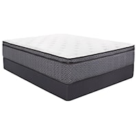 Twin Extra Long 13 3/4" Pillow Top Mattress and 9" Steel Box Spring