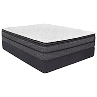 King 14 1/4" Pillow Top Mattress and 9" Steel Box Spring