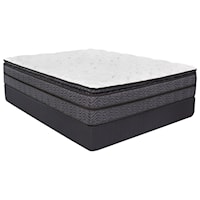 Queen 14 1/4" Pillow Top Mattress and 9" Steel Box Spring