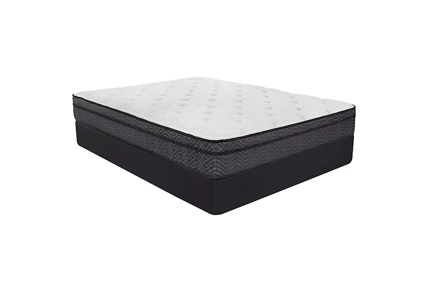 Chad Euro Pillow Top Queen Euro Top Innerspring Mattress Set by Southerland at Royal Furniture
