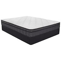 Twin Euro Top Innerspring Mattress and 5" Low Profile Steel Box Spring