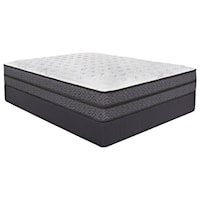 Twin Extra Long 12" Firm Mattress and 9" Black Standard Foundation