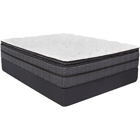 Queen 14 3/4" Pillow Top Mattress Set