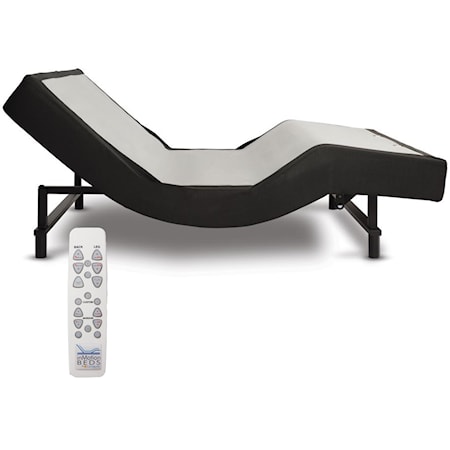 Twin XL Adjustable Base with Massage
