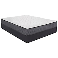 Full 9 3/4" Firm Innerspring Mattress and 9" Steel Box Spring