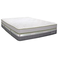 Cal King 16 1/2" Plush Box Top Memory Foam and Latex Mattress