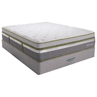 Twin Extra Long 14" Luxury Firm Box Top Memory Foam and Latex Mattress and 9" Scandinavian Foundation
